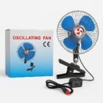 Ventilador oscilante con pinza